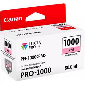 Cartridge Canon PFI-1000 PM, 80 ml, foto purpurová 

 obrázok produktu 1 z 2