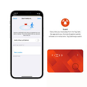 Lokátor FIXED Tag Card s podporou Find My, bezdrôtové nabíjanie oranžový

 obrázok produktu 4 z 9