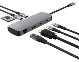 USB Hub Trust Dalyx 8v1 USB-C sivý

 obrázok produktu 5 z 16