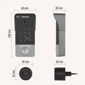 Videozvonček EMOS GOSMART IP-21PoE (keypad) sivý

 obrázok produktu 9 z 16