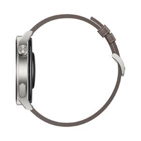 Inteligentné hodinky Huawei Watch GT 3 Pro 46 mm - Light Titanium Case + Gray Leather Strap 

 obrázok produktu 5 z 6