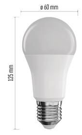 Inteligentná žiarovka EMOS GoSmart A60 11 W E27 ZigBee RGBCCT 

 obrázok produktu 3 z 4