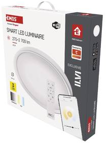 LED stropné svietidlo EMOS GoSmart Ilvi, 45 W, diaľkové ovládanie biele

 obrázok produktu 13 z 13
