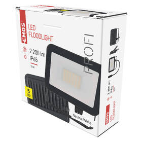 Reflektor EMOS INOVO 20W 2200LM IP65 NW čierny

 obrázok produktu 4 z 10