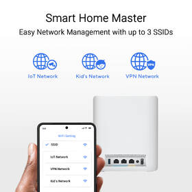 Kompletný Wi-Fi systém Asus ZenWi-Fi BT10 (3-pack) biely

 obrázok produktu 11 z 12