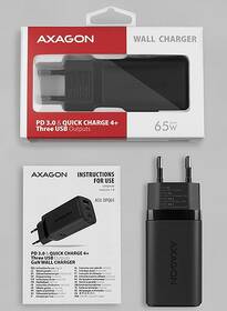 Nabíjačka do siete Axagon USB/2x USB-C 65W čierna

 obrázok produktu 5 z 6