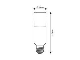 LED žiarovka Rabalux E27, 9W, 3 000 K 

 obrázok produktu 2 z 2