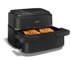 Fritéza teplovzdušná Philips Airfryer 1000 Series Dual basket 7,1 l, NA150/00 čierna

 obrázok produktu 6 z 10