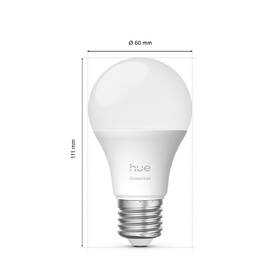 Inteligentná žiarovka Philips Essential Bluetooth, 8 W, A60, E27, White and Color Ambiance 

 obrázok produktu 3 z 8