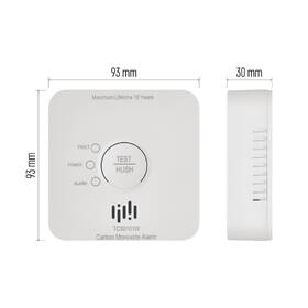 Detektor oxidu uhoľnatého EMOS GoSmart TCS0101W, Wi-Fi 

 obrázok produktu 8 z 13