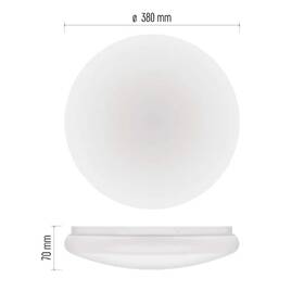 LED stropné svietidlo EMOS Tivi 12,5W, 38cm, 1875lm, teplá biela biele

 obrázok produktu 3 z 5