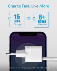 Nabíjačka do siete Anker PowerPort 3 20W, USB-C biela

 obrázok produktu 2 z 6