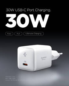 Nabíjačka do siete Spigen Essential 30W 1xUSB-C biela

 obrázok produktu 2 z 7