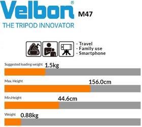 Statív Velbon M47 

 obrázok produktu 8 z 8