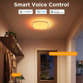 LED stropné svietidlo Govee RGBICWW Smart duálny, 2400lm, 30cm, Matter biele

 obrázok produktu 4 z 7