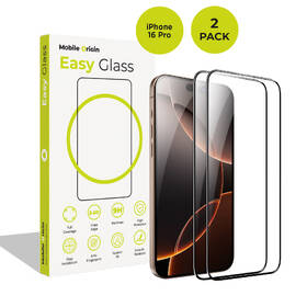 Tvrdené sklo Mobile Origin EasyGlass na Apple iPhone 16 Pro (2 ks) 

 obrázok produktu 8 z 8