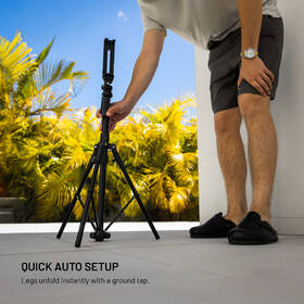 Držiak na mobil FIXED Creator Extra Long Tripod, 1/4" závit, 1,9m čierny

 obrázok produktu 6 z 10