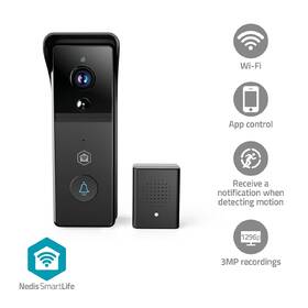 Videozvonček Nedis SmartLife WIFICDP21BK čierny

 obrázok produktu 10 z 17