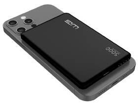 Powerbank WG 15W, 5000 mAh, PD 20W, bezdrôtová čierny

 obrázok produktu 1 z 3