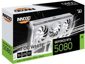Grafická karta INNO3D GeForce RTX 5080 X3 OC 16GB GDDR7 WHITE 

 obrázok produktu 6 z 6