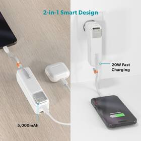 Powerbank Epico UltraPack 2in1 5000mAh biely

 obrázok produktu 7 z 7