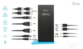 Dokovacia stanica i-tec USB 3.0/USB-C Dual HDMI Docking Station 

 obrázok produktu 3 z 8