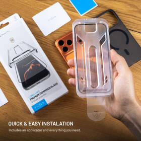 Tvrdené sklo FIXED Armor Long-Life s Anti-dust aplikátorem pro Apple iPhone 18 Pro Max 

 obrázok produktu 7 z 9