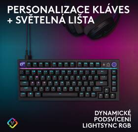 Klávesnica Logitech G316 X 75 - CZ/SK layout čierna

 obrázok produktu 12 z 19