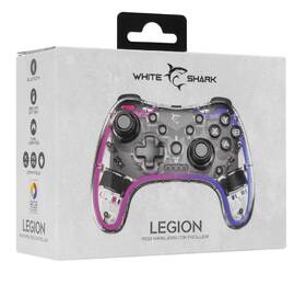 Gamepad White Shark LEGION, pre PC, PS3/PS4, Android, IOS priehľadný

 obrázok produktu 6 z 6