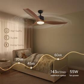 Ventilátor stropný Rohnson R-8160 čierny/hnedý

 obrázok produktu 5 z 13