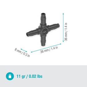 Spojka Gardena MicroDrip System 4,6 mm (10 ks) 

 obrázok produktu 2 z 5