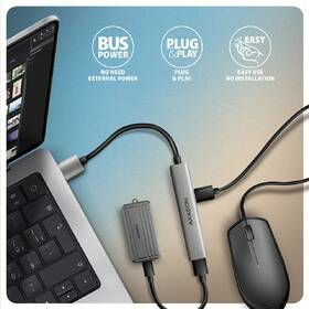 USB Hub Axagon ALU STRIP USB-A 4 port hliník

 obrázok produktu 3 z 4