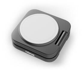 Bezdrôtová nabíjačka Cubenest S211 Pre 2v1 s podporou uchytenia MagSafe sivá

 obrázok produktu 4 z 11