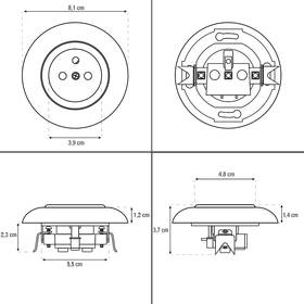 Zásuvka Dpm LF0001W biela

 obrázok produktu 1 z 4