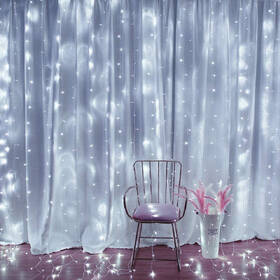 Vianočné osvetlenie ColorWay vnútorné, 300 LED, 3× 3m, 220–240V AC, studená biela 

 obrázok produktu 9 z 18