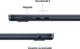 Notebook Apple 15" M4 10× GPU, 16GB, 256GB - polnočný SK 

 obrázok produktu 6 z 10
