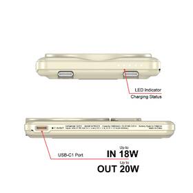 Powerbank Verbatim Charge 'n' Go 2C, 2× USB-C, 5000 mAh zlatý

 obrázok produktu 5 z 6
