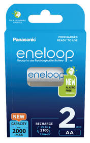 Batéria nabíjacia Panasonic Eneloop AA, HR06, 2000mAh, Ni-MH, blistr 2ks 

 obrázok produktu 2 z 4