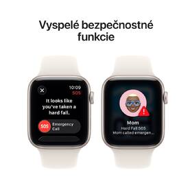 Inteligentné hodinky Apple GPS + Cellular 40mm hviezdne biely hliník - hviezdne biely športový remienok - M/L 

 obrázok produktu 6 z 7