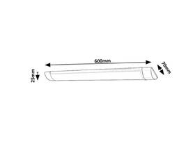 Podlinkové svietidlo Rabalux Batten Light2 78023, 60cm biele

 obrázok produktu 4 z 5