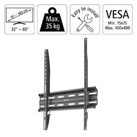 Držiak na TV Hama 220809, nástenný, pevný, pre uhlopriečky 32" až 65", max. nosnosť 35 kg čierny

 obrázok produktu 4 z 4