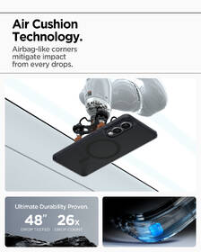 Kryt na mobil Spigen Ultra Hybrid MagSafe na Samsung Galaxy S25 Edge čierny

 obrázok produktu 10 z 12