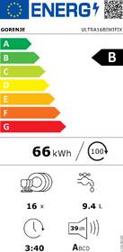 Umývačka riadu Gorenje ULTRA16BIWIFIX 

 obrázok produktu 1 z 16