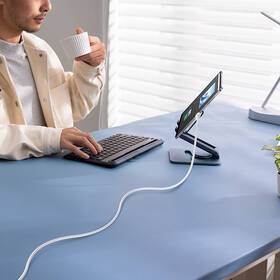 Kábel Baseus Silky USB/USB-C, 100W, 1m biely

 obrázok produktu 5 z 7