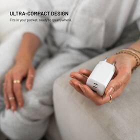 Nabíjačka do siete FIXED GAN Mini s 2 x USB-C / USB-A, 100W biela

 obrázok produktu 7 z 9