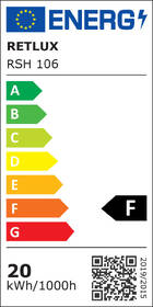 LED stropné svietidlo RETLUX RSH 106, 20W, 2000lm, RGB biele

 obrázok produktu 1 z 8
