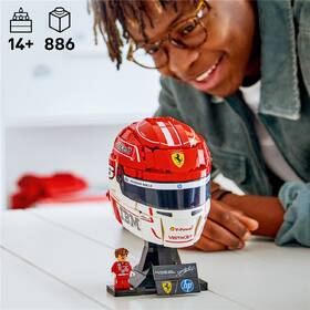 Stavebnica LEGO® Editions 43014 Helma Charles Leclerc ze Scuderia Ferrari HP 

 obrázok produktu 5 z 9
