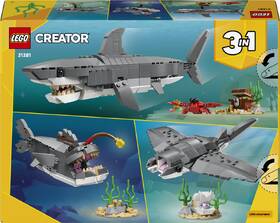Stavebnica LEGO® Creator 3 v 1 31381 Divoký žralok a truhlica s pokladom 

 obrázok produktu 3 z 8