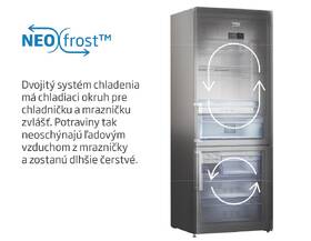Chladnička s mrazničkou Beko BCNA306E4SN 

 obrázok produktu 7 z 8