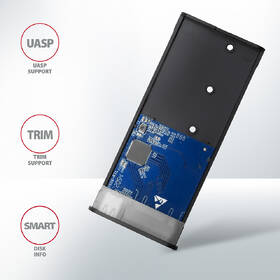 Externý rámček Axagon RAW box USB-C 3.2 Gen 2, M.2 NVMe & SATA SSD strieborný

 obrázok produktu 7 z 9